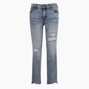 Kut from the Kloth - Reese Ankle-Slant Raw Hem